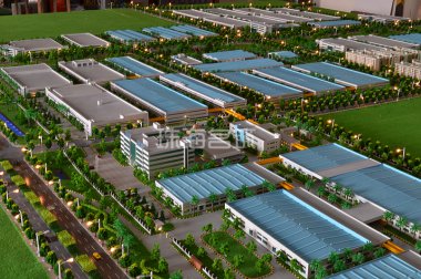 龙山工业区规划模型