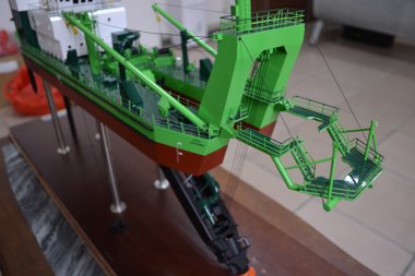 绞吸船模型